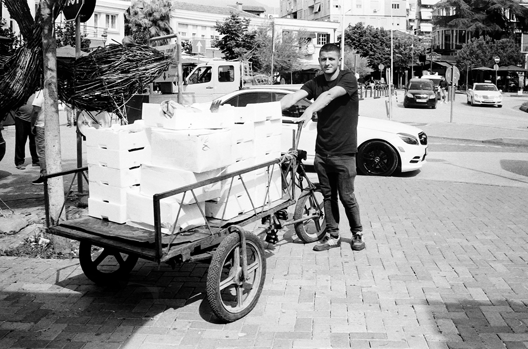 Hombre de la pescadería